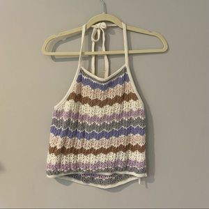 American Eagle crochet tank top